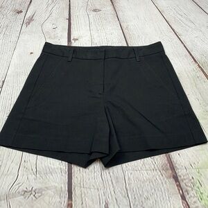 UEC theory black flat front shorts Midrise size 4